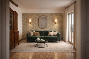 Living room - Villa With Pool in the Green Monferrato · Botto Living (Castelletto Merli)