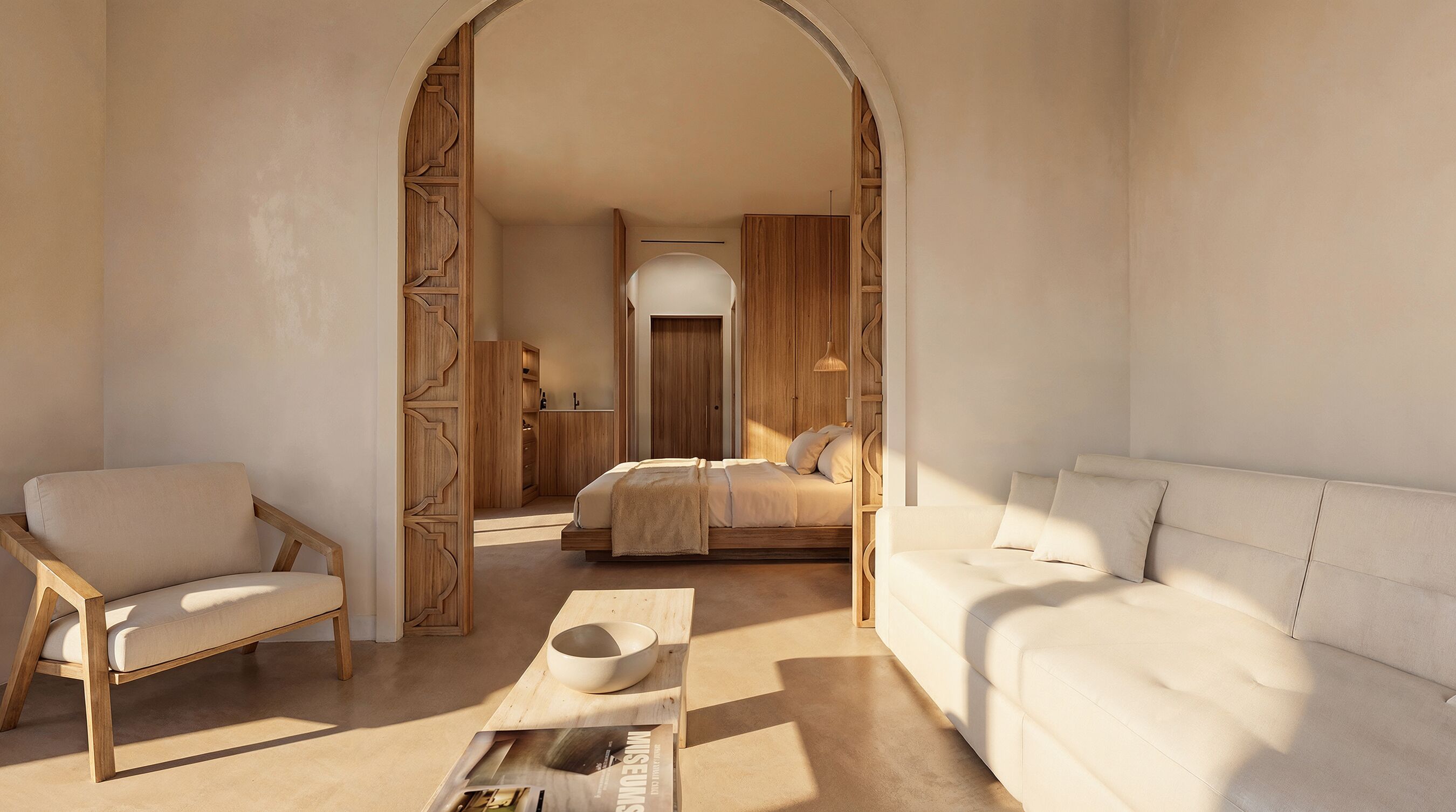 أغطية فراش متميزة وألحفة محشوة بالريش وأسرّة بطبقة علوية مريحة وميني بار