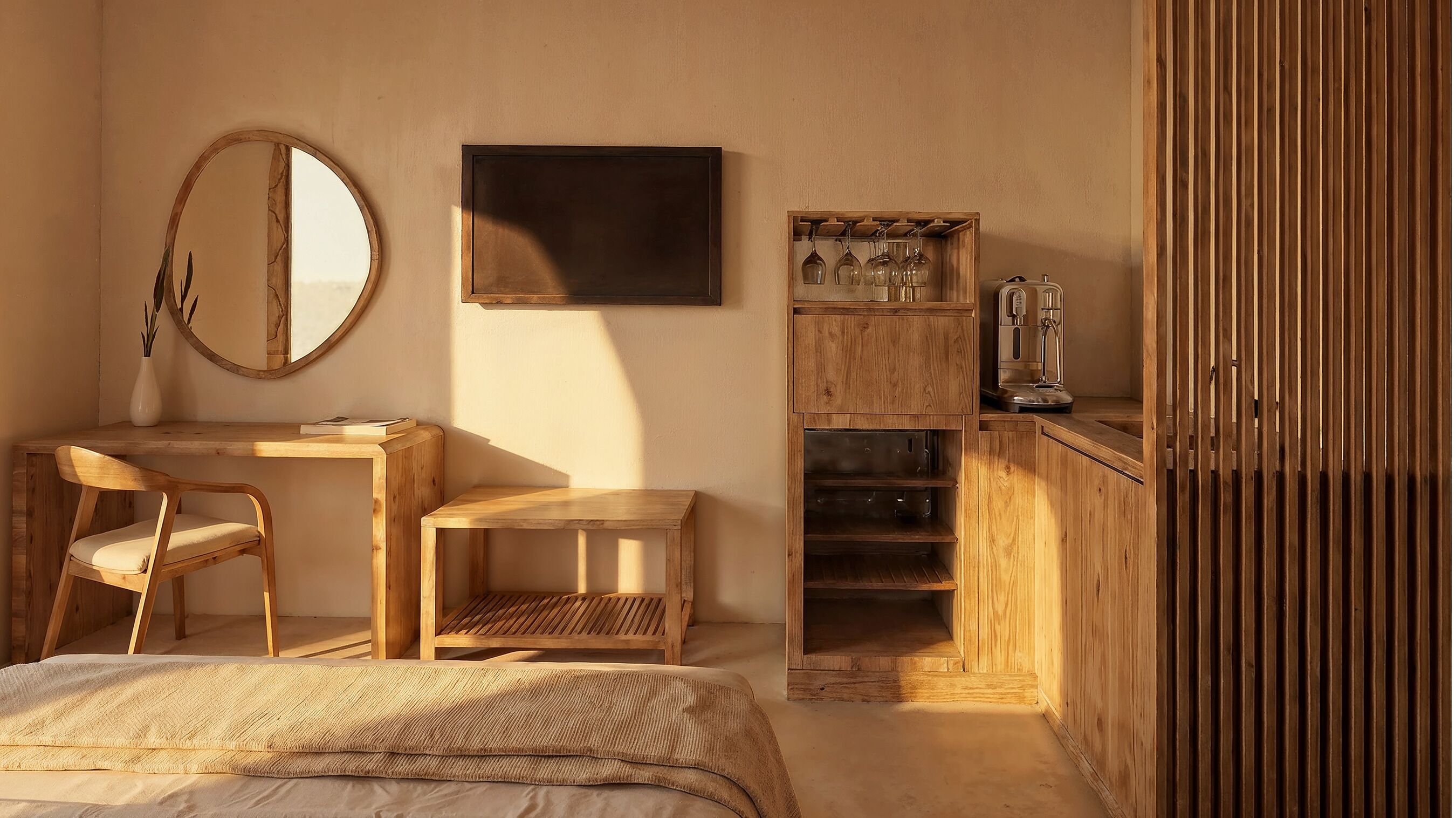 Hochwertige Bettwaren, Daunenbettdecken, Pillowtop-Betten, Minibar