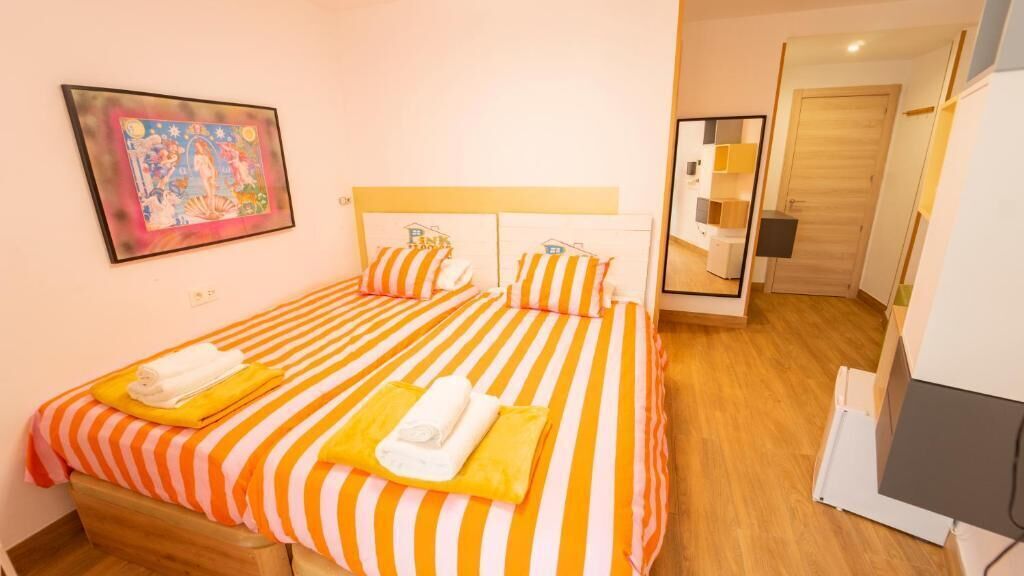 华丽双床房, 阳台, 城市景观