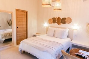 1 habitación y ropa de cama