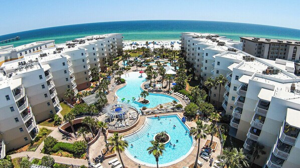 Pool - New Listing: 2 Master Suites - Resort Amenities - Waterscape - Spect Gulf Views (Fort Walton Beach)