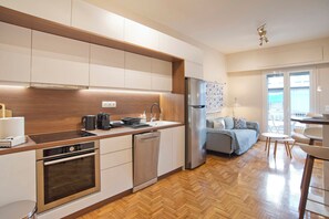 Private kitchen - Steps from History Thissio 2BR Spotless Apt (Athina)