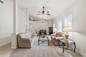 House, Multiple Beds (Palm Haven) | Living area - Palm Haven (New Smyrna Beach)