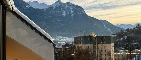 Vue depuis lâhĂ©bergement