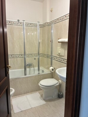 Bidet, towels, soap, toilet paper - Veranda between Rome and Ostia (Lazio)