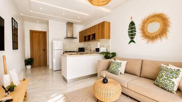 Apartamento, 1 quarto, varanda | Sala de estar