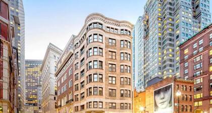 Big Bright Windows with great views of the city - Centrally located. Walk anywhere, MBTA nearby.