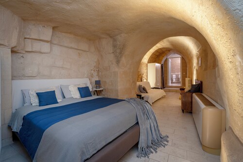 Typical cave house in the heart of Matera