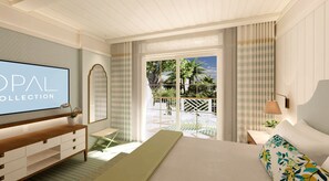 Een strijkplank/strijkijzer, gratis wifi