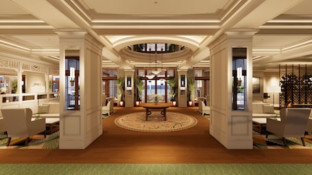 Lobby. Olde Naples Hotel