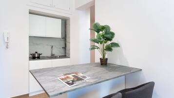 Appartement Confort, vue ville | Cuisine privée