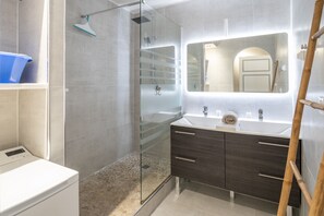 Hair dryer, towels - Le Ti Mahogany - Studio avec Balcon (Saint-Francois)