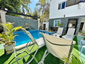 Pool - Luxury villa with Jacuzzi and BBQ 150 meters from the beach (Punta Cana)