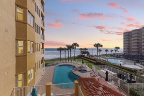 Pool - 🌊Direct Oceanfront Views | Spacious | Great Amenities | Atlantic Villas 202🌊 (New Smyrna Beach)