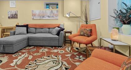 Charming 1-bedroom well located Garden Apartment in Historic West Medford