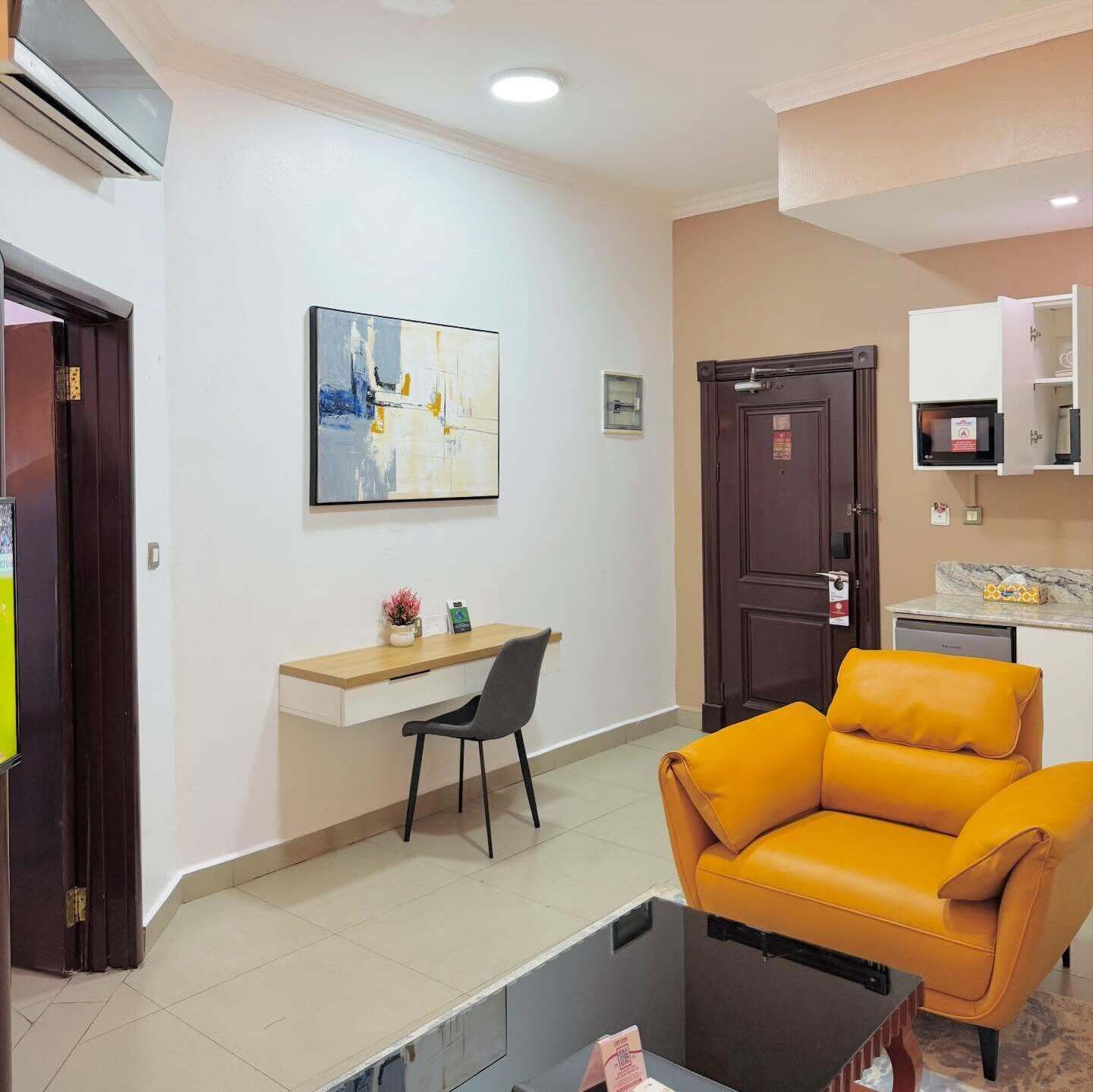 Appartamento Economy, balcone, vista città | Interni