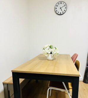 Dining - Two Stay, Large Double Room, Sleeps 4 (Barking)