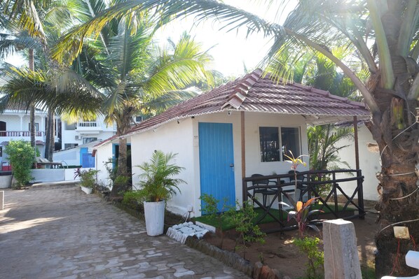 Signature Cottage, Patio, Sea View | Exterior - Beachouse Beachfront Cottages and Suites (Calangute)