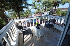 슈피리어룸, 발코니, 바다 전망 | 숙박 시설 구내