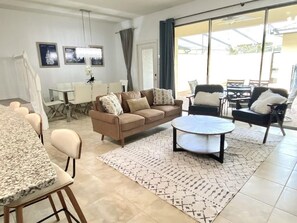 Living area - Luxury Windsor Westside Townhome | Private Pool | Across Clubhouse | Near Disney (Kissimmee)