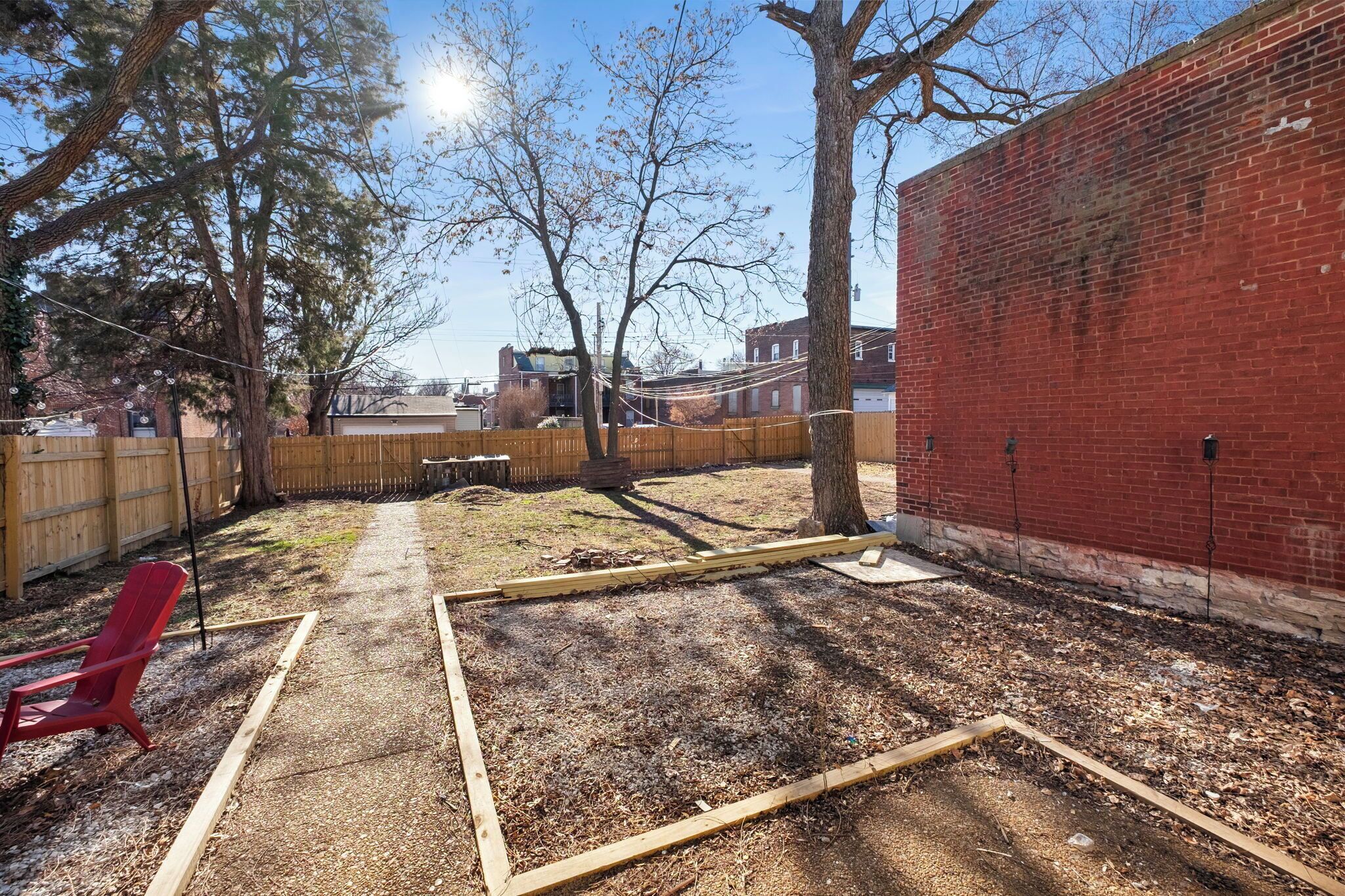 Enceinte de l’hébergement