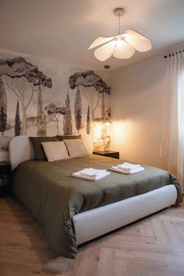 2 chambres, fer et planche à repasser, Wi-Fi gratuit, draps fournis