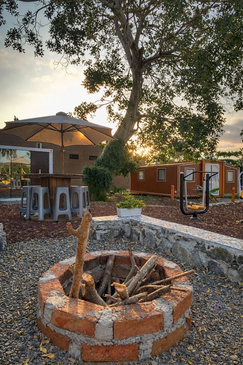 Enceinte de l’hébergement