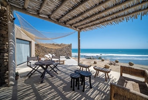 Vue depuis lâhĂ©bergement