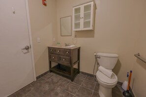 Bathroom - Stylish Exposed Brick 3BR! (Boston)