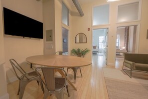 Dining - Stylish Exposed Brick 3BR! (Boston)