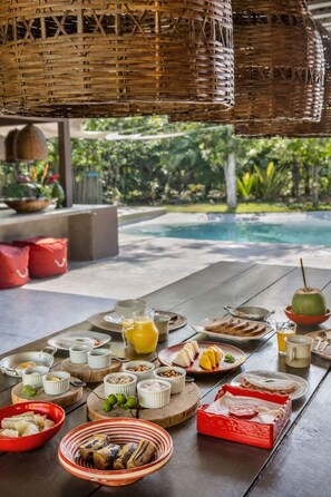 Luxury House, Beach View | Outdoor dining - Villa Pé na Areia com Design Exclusivo (Maraú)