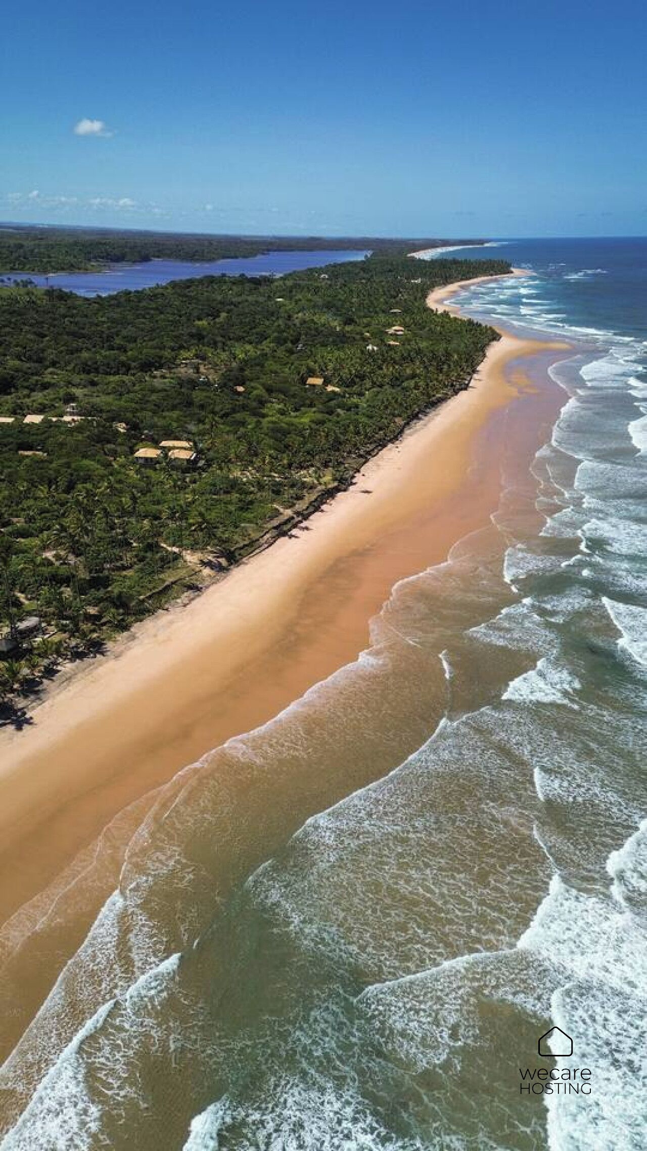 Plage privée, sable blanc