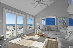 Smart TV, table football - Do Knot Disturb Oceanfront Private Pool Renovated Sleeps 14 (Emerald Isle)