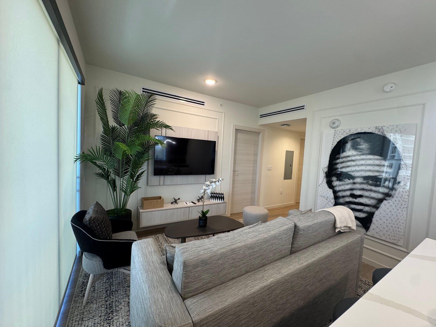 Appartement, vue ville | Coin séjour