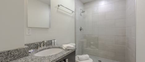Hair dryer, towels