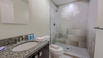 Hair dryer, towels