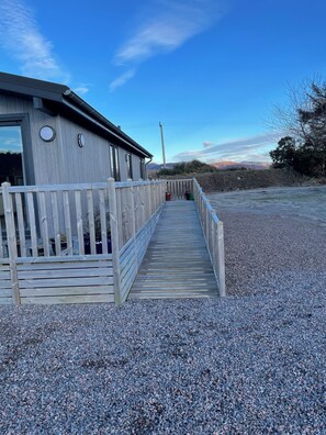 Property grounds - Lochshiel accommodation 
Dot’s cabin (Acharacle)