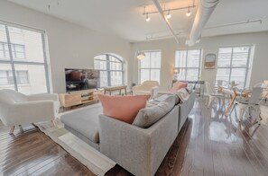 TV - Milk153-4A-2/2 · Bright and Bold 2BR | Minutes from the T! (Boston)