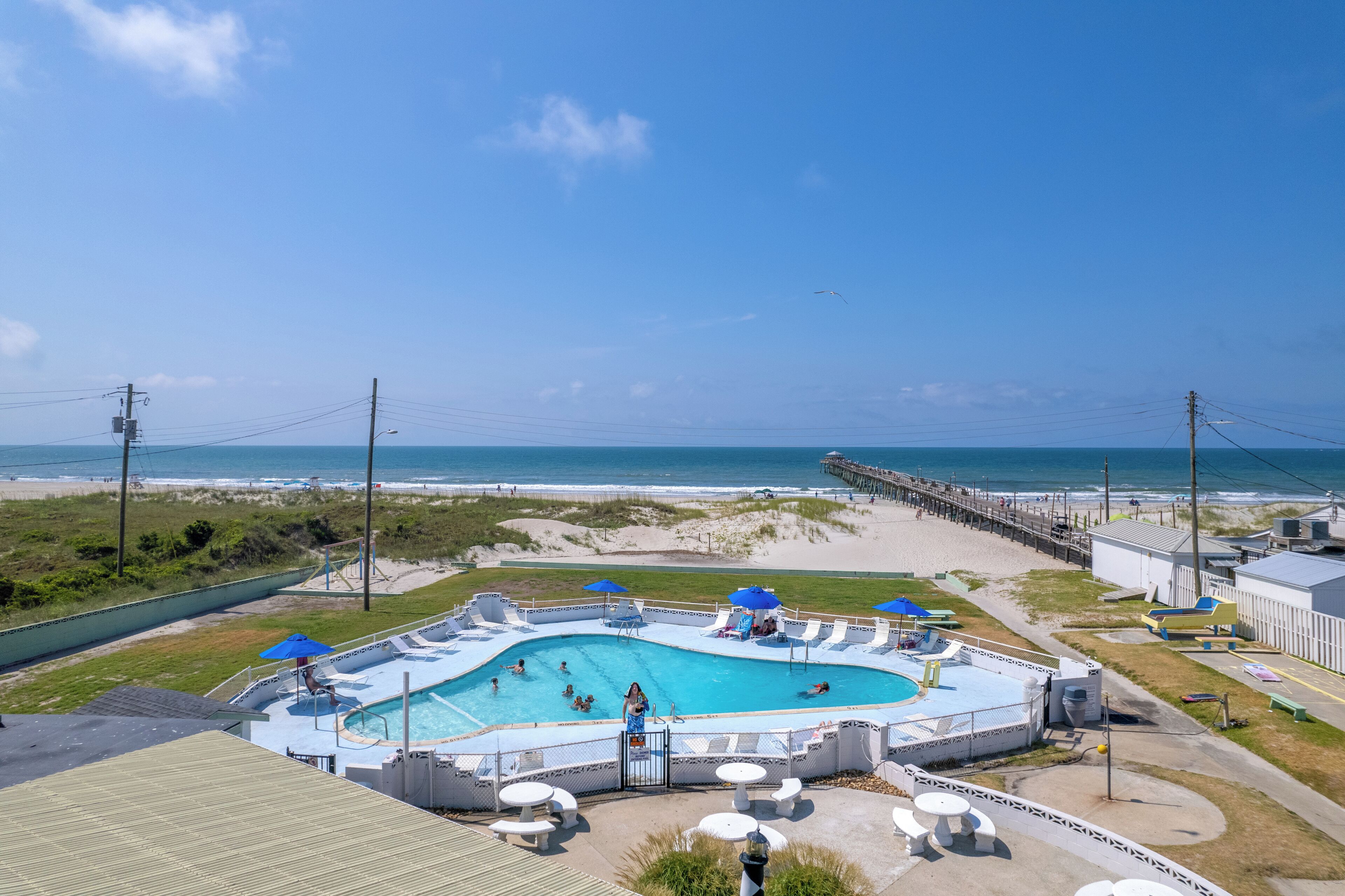 Seasonal outdoor pool