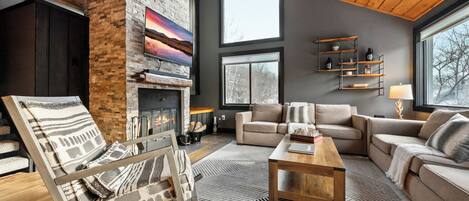 Älytelevisio, takka, videopelejä