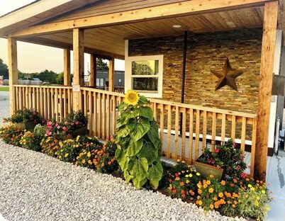 Unique Tiny Home Escapes with unforgettable relaxation/amazing ranch amenities.