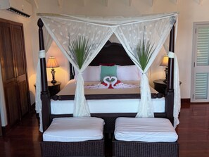 Camera Deluxe, balcone, vista spiaggia | Ferro/asse da stiro, Wi-Fi gratuito