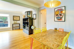 Dining - Walk to Dtwn Ferndale: Quaint Home w/ Private Yard (Ferndale)