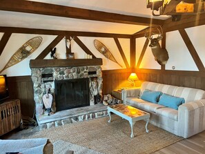 Smart TV, fireplace, DVD player, books - Chalet on the Lake, Fireplace, Washer/Dryer, Snowmobile, ATV, Sleeps 8 (Woodruff)