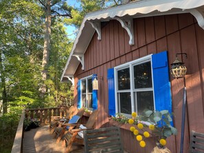 Terrace/patio - Chalet on the Lake, Fireplace, Washer/Dryer, Snowmobile, ATV, Sleeps 8 (Woodruff)
