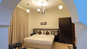 Familiesuite | Oppholdsområde | Peis