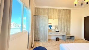 Family Suite | Laptop workspace, blackout drapes, soundproofing, iron/ironing board