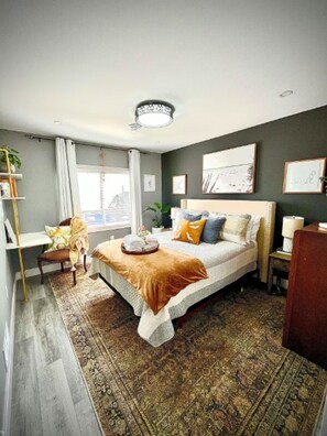 2 chambres, fer et planche Ă repasser, Wi-Fi, draps fournis