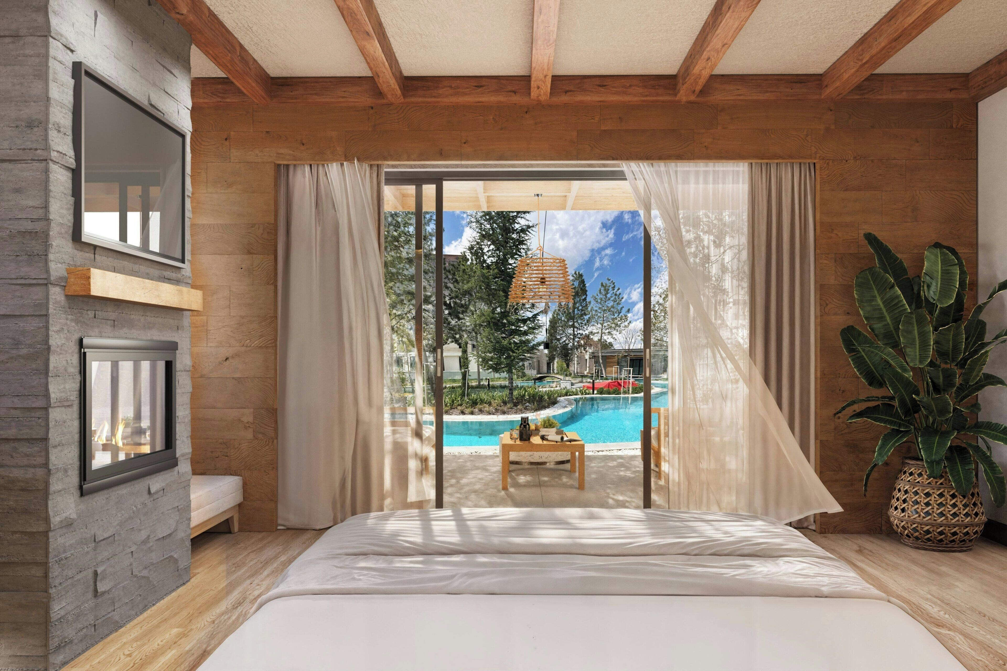 Premium bedding, memory foam beds, minibar, individually decorated